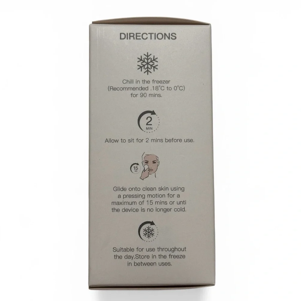 Skin Inc. Cryo-Ice Sake Roller - Pink Cooling Facial Sculpting Tool (NewInBox)